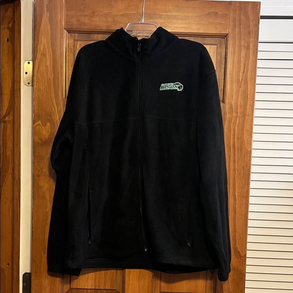 Nichols College Bison Full Zip Up Long Sleeve Fleece
Zippered Pockets